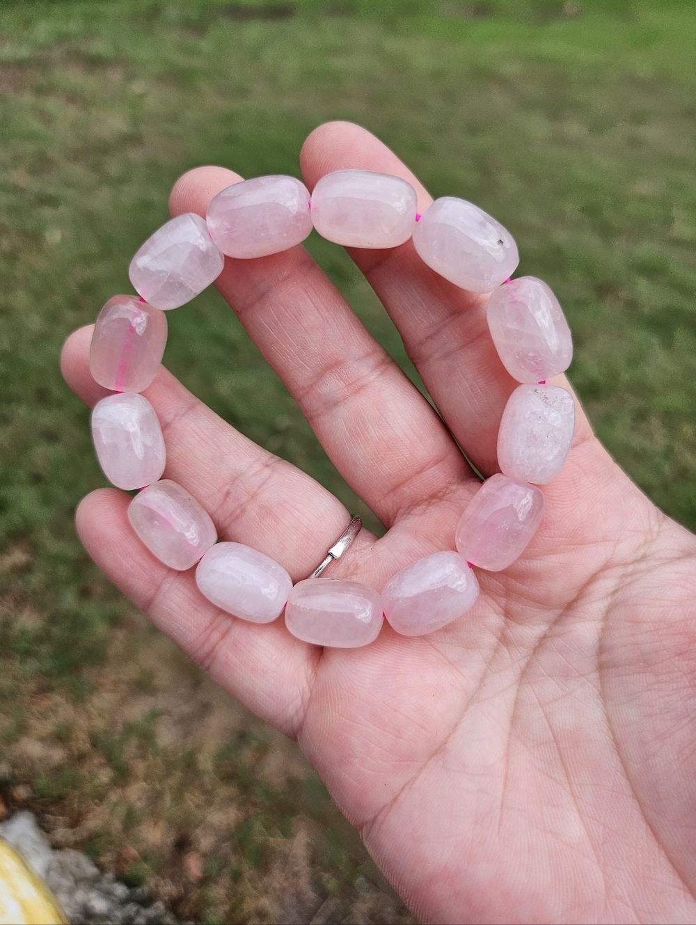 rose quartz bracelet